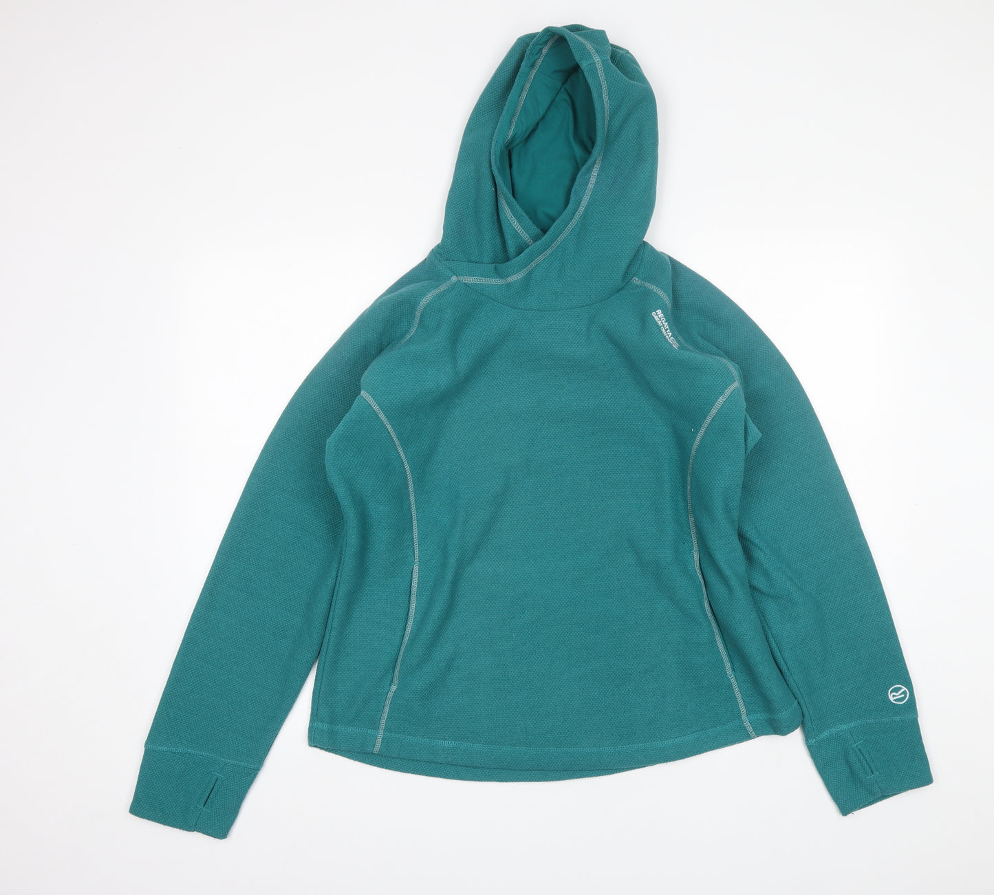 Regatta Womens Green  Polyester Pullover Hoodie Size 16