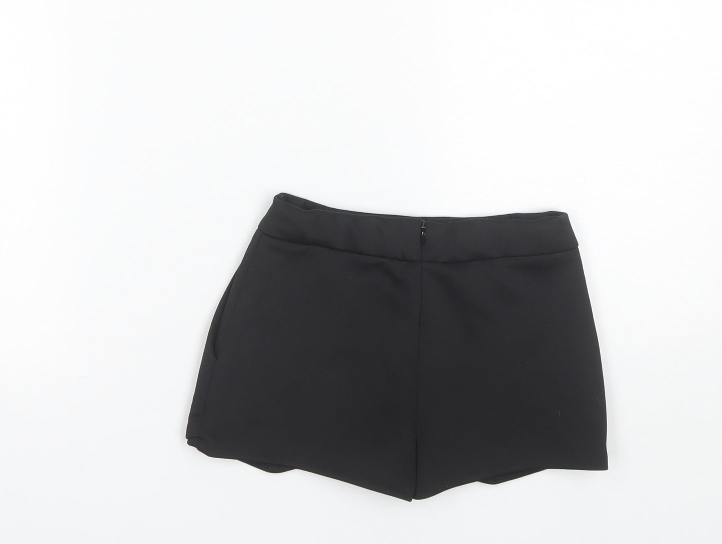 Zara Girls Black  Polyester Skater Skort Size 3-4 Years  Regular