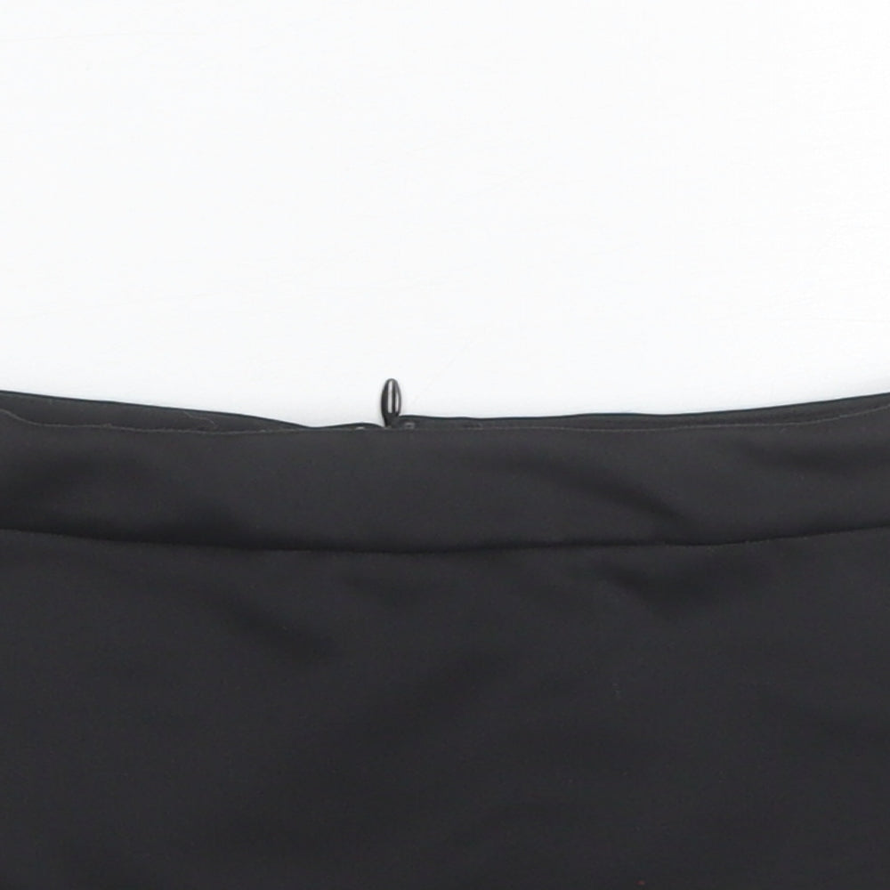 Zara Girls Black  Polyester Skater Skort Size 3-4 Years  Regular