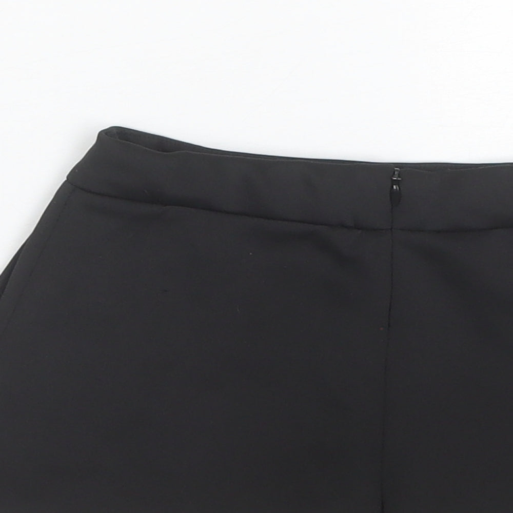Zara Girls Black  Polyester Skater Skort Size 3-4 Years  Regular