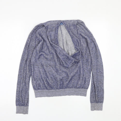 Zara Boys Blue  Cotton Pullover Hoodie Size 11-12 Years