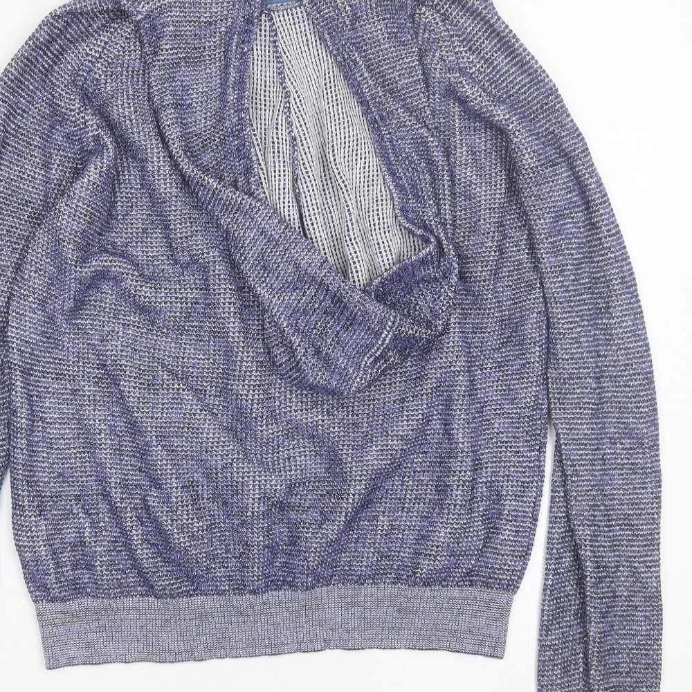 Zara Boys Blue  Cotton Pullover Hoodie Size 11-12 Years