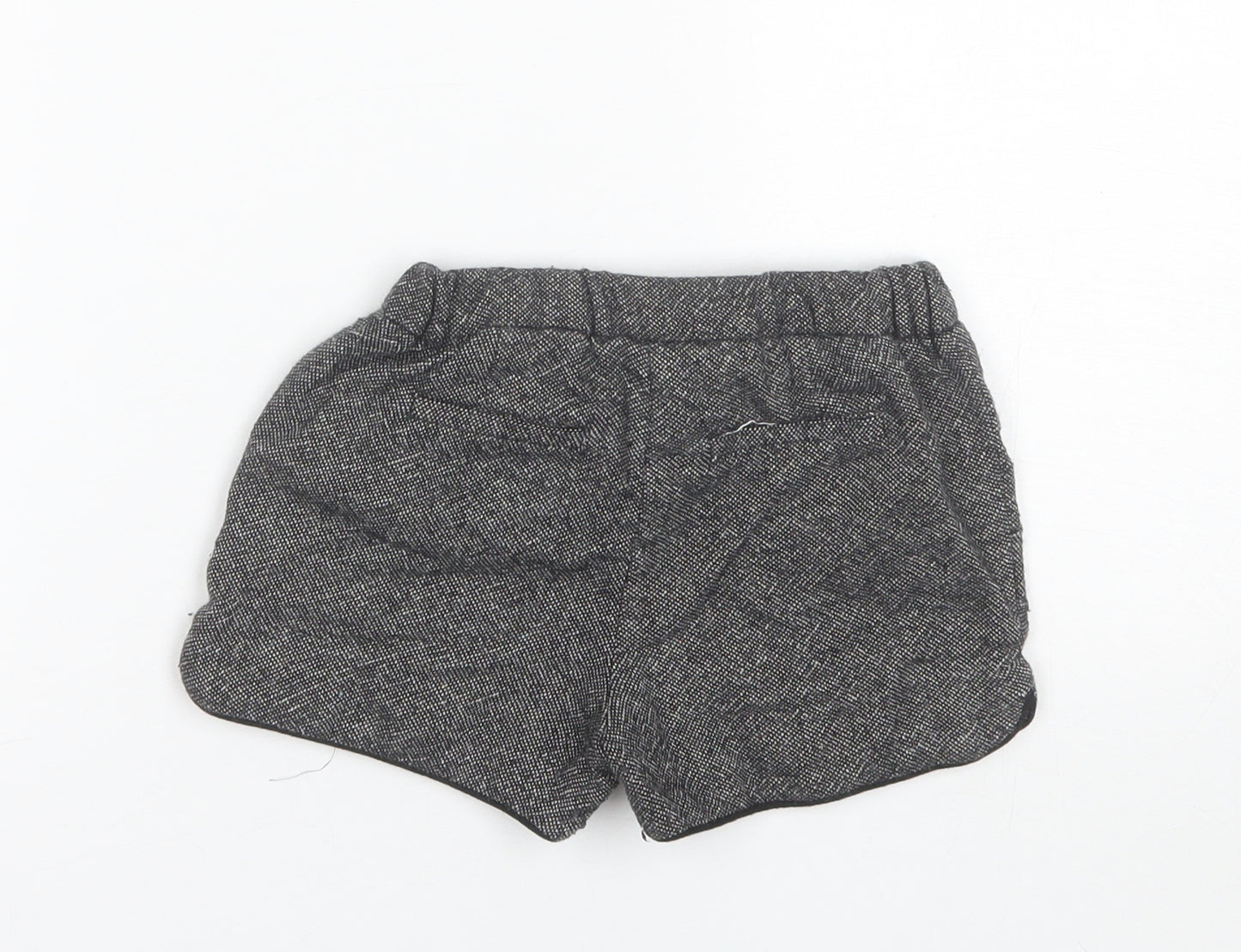 Zara Girls Grey  Viscose Culotte Shorts Size 3-4 Years  Regular