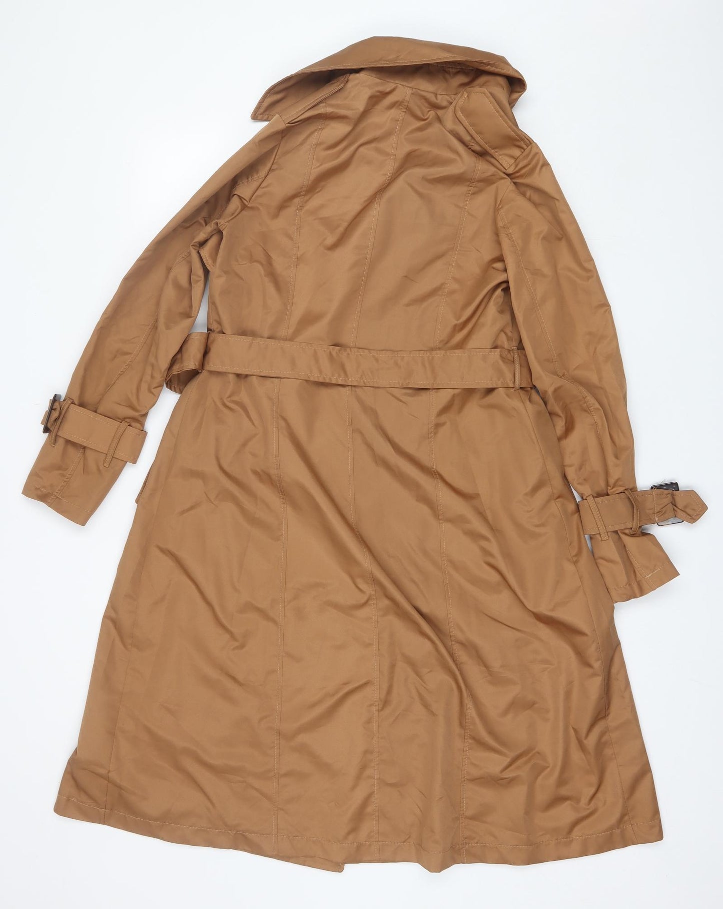 Miran Womens Brown   Trench Coat Jacket Size S