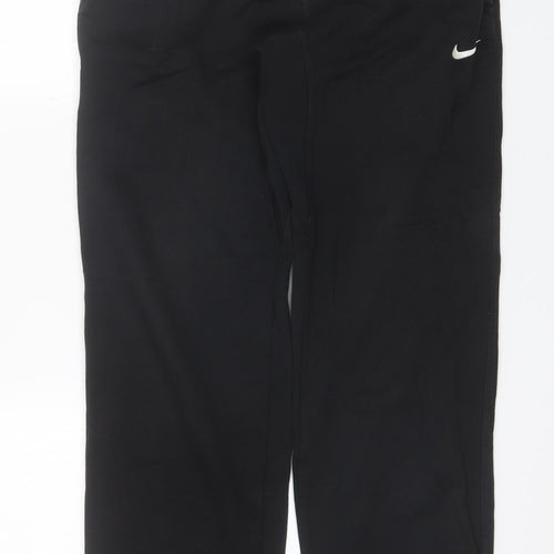 Nike Mens Black  Cotton Sweatpants Trousers Size S L30 in Regular