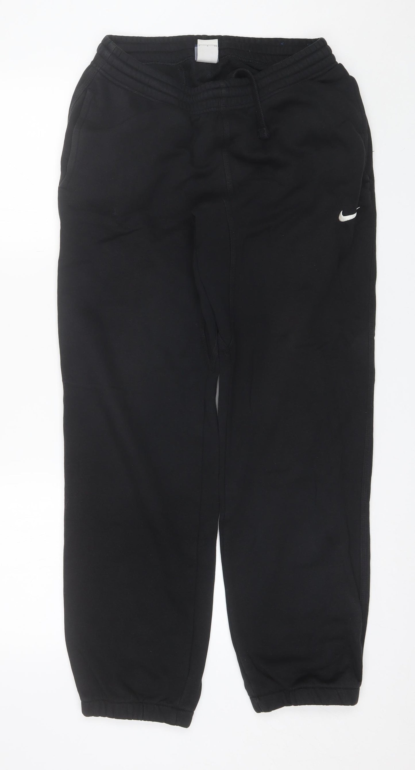 Nike Mens Black  Cotton Sweatpants Trousers Size S L30 in Regular