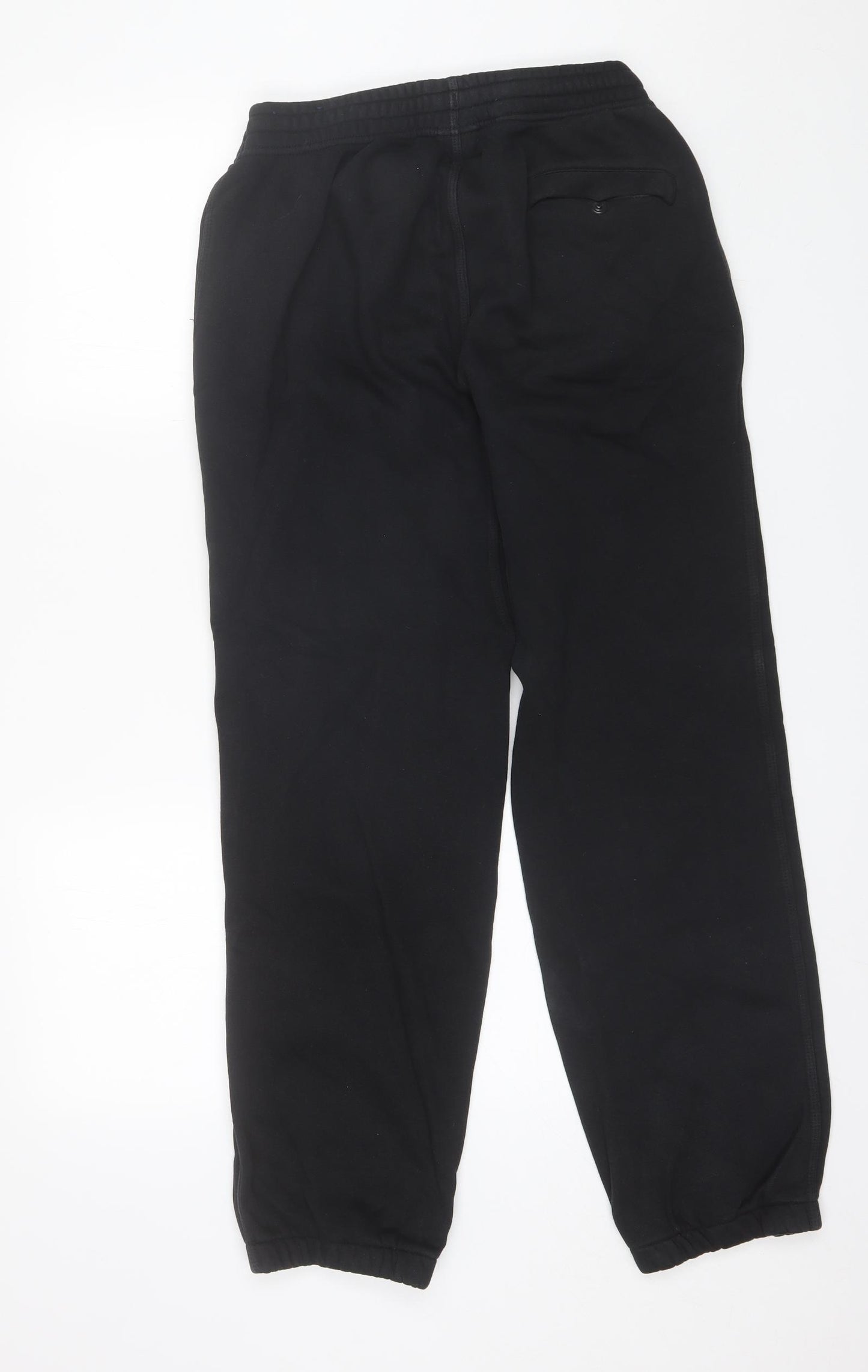 Nike Mens Black  Cotton Sweatpants Trousers Size S L30 in Regular