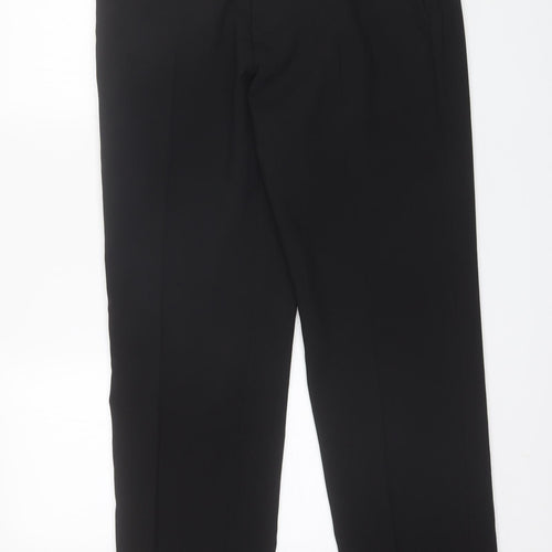 George Mens Black  Polyester Dress Pants Trousers Size 36 L29 in Regular  - Short length