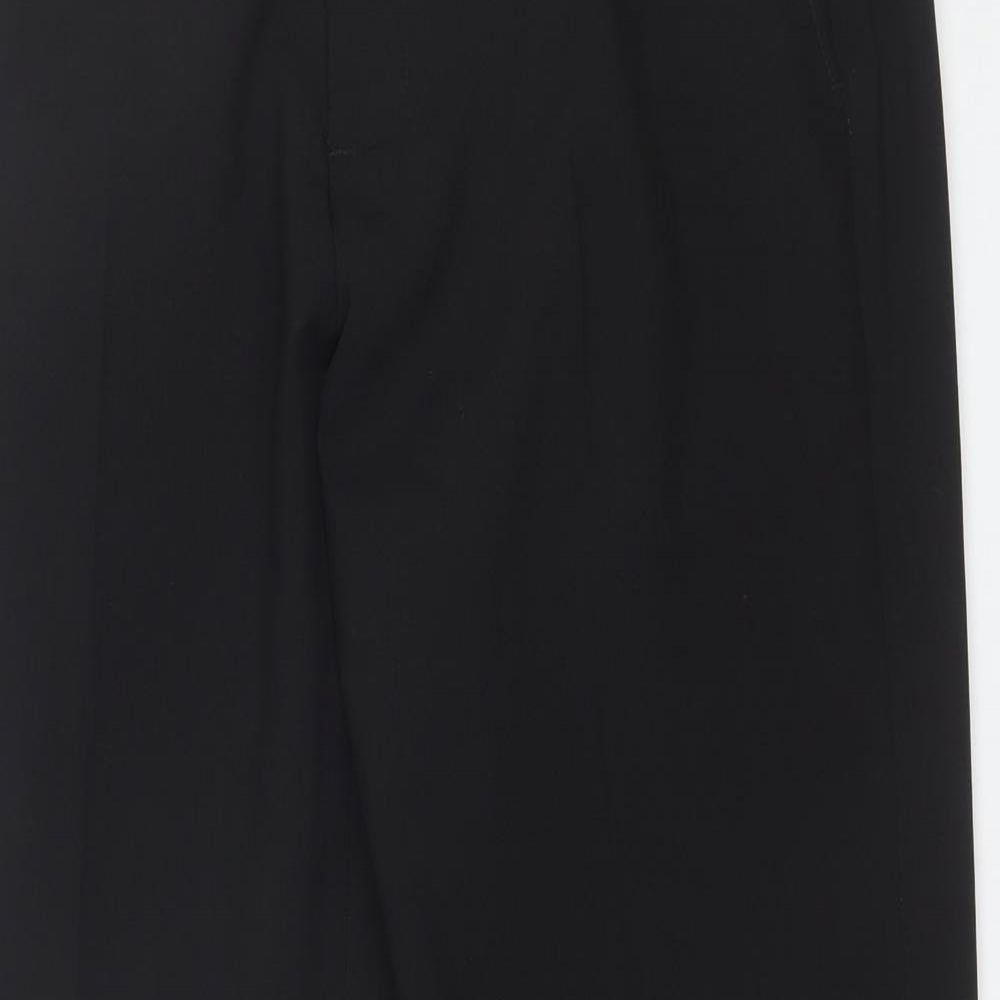 George Mens Black  Polyester Dress Pants Trousers Size 36 L29 in Regular  - Short length