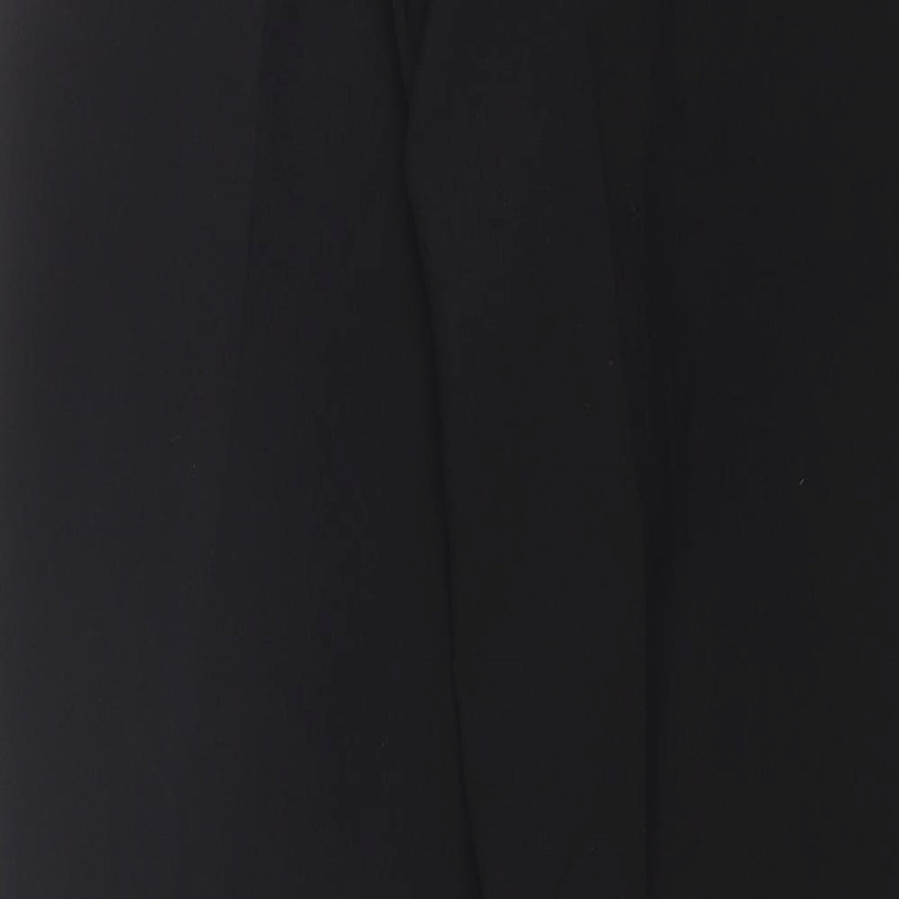 George Mens Black  Polyester Dress Pants Trousers Size 36 L29 in Regular  - Short length