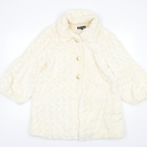 JSK London Womens Ivory   Jacket  Size XL