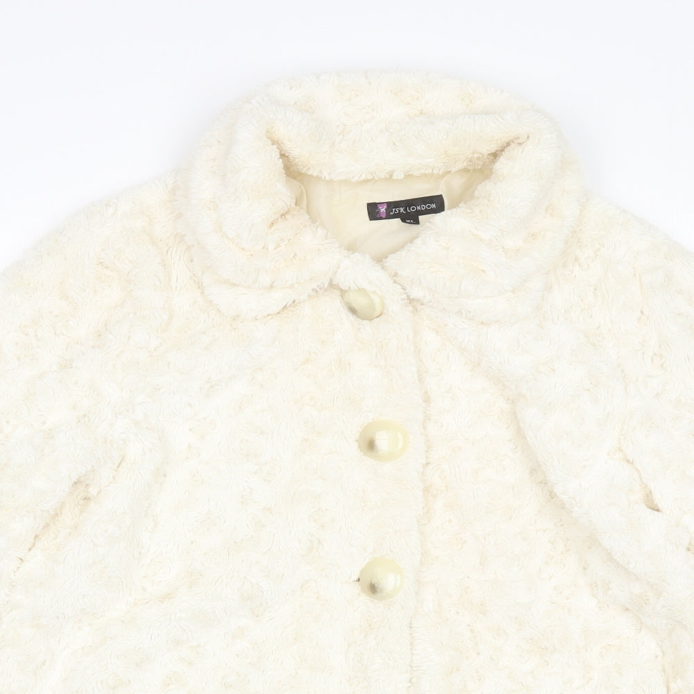 JSK London Womens Ivory   Jacket  Size XL