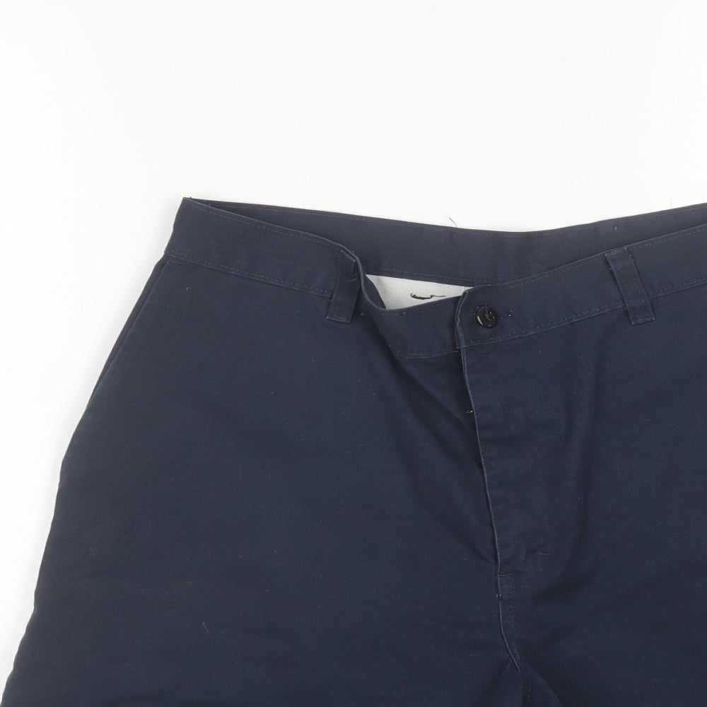 Dickies Mens Blue  Polyester Chino Shorts Size 32 L11 in Regular