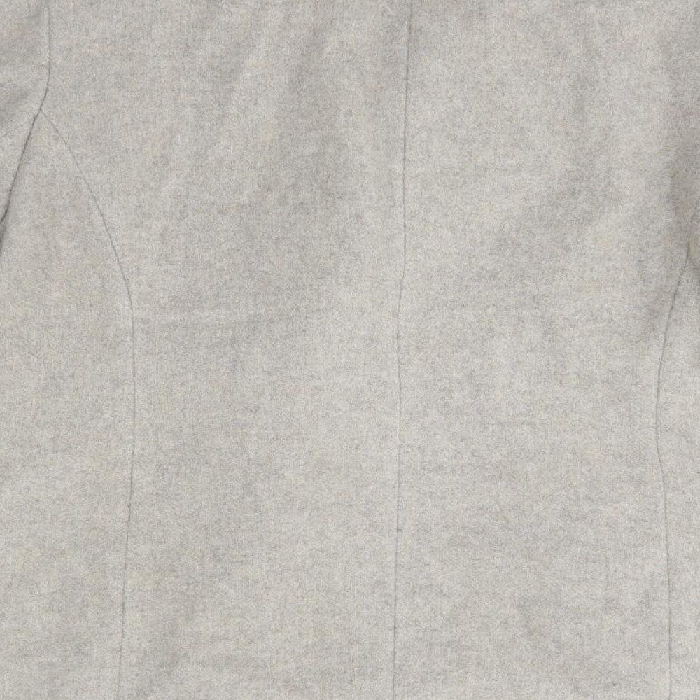 Classics Womens Grey   Overcoat Coat Size 20
