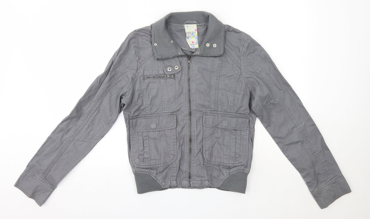 Fresh Sport Womens Grey   Jacket  Size 12