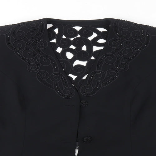 Gina Womens Black   Jacket  Size 12