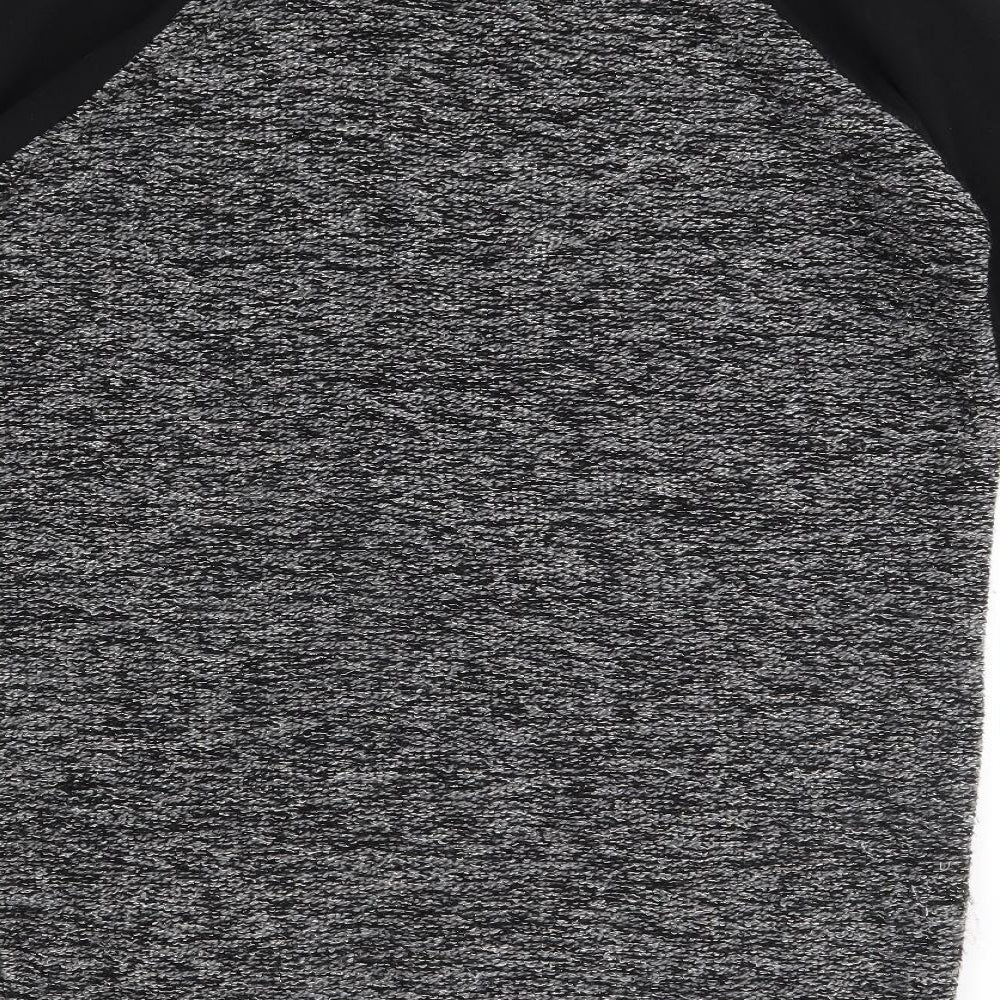 River Island Womens Grey Round Neck  Acrylic Pullover Jumper Size 12