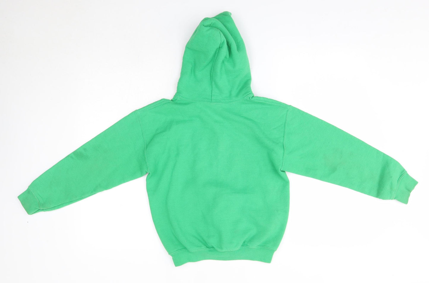 Gildan Boys Green  Cotton Pullover Hoodie Size M   - John Deere