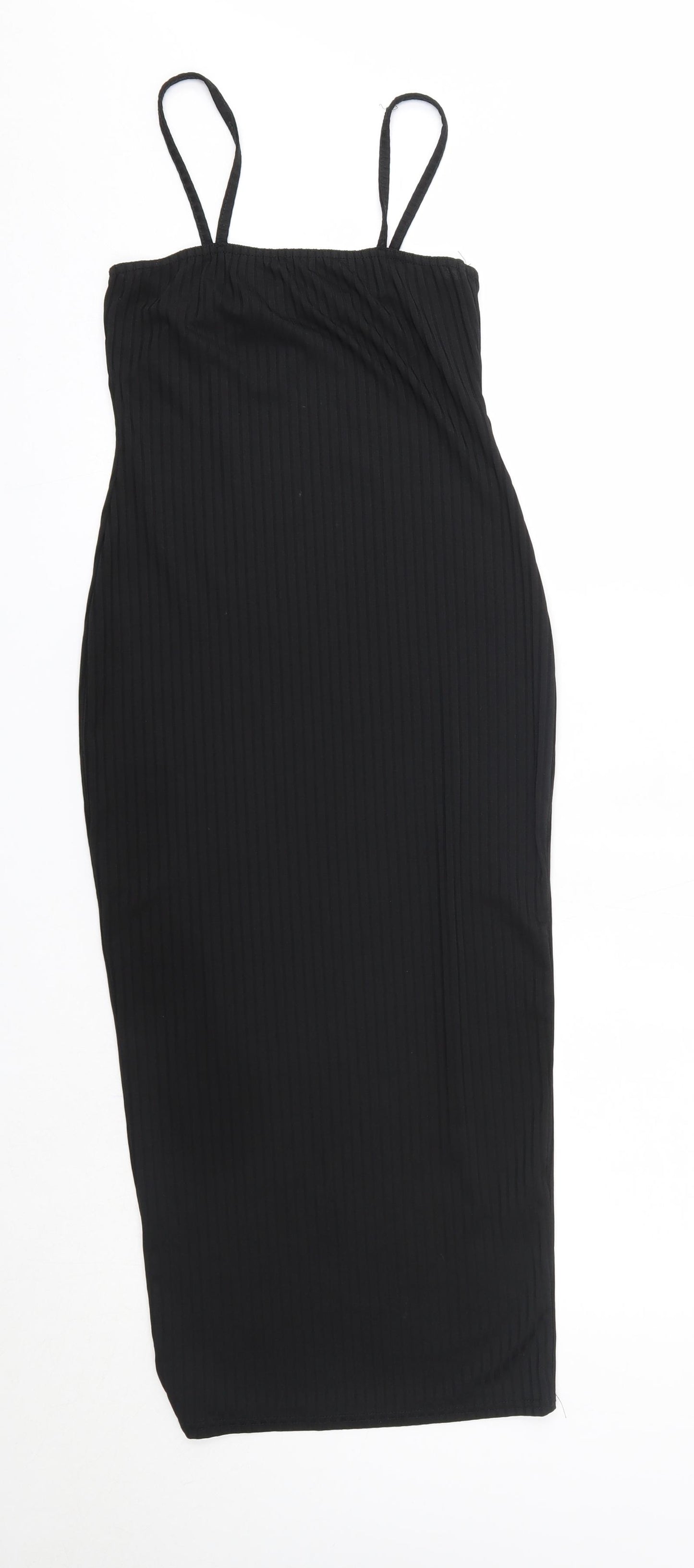I SAW IT FIRST Womens Black  Polyester Pencil Dress  Size 10  Round Neck