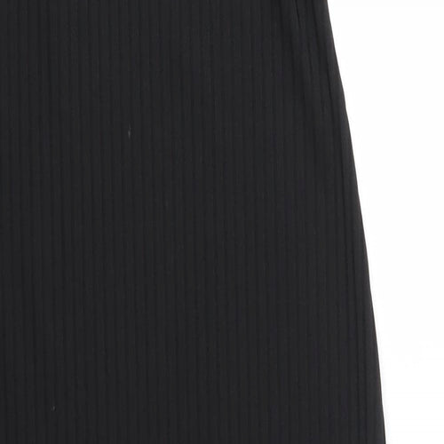 I SAW IT FIRST Womens Black  Polyester Pencil Dress  Size 10  Round Neck