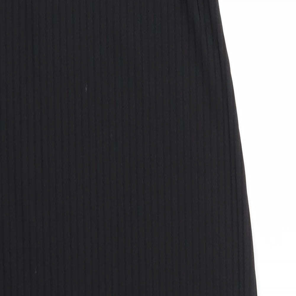 I SAW IT FIRST Womens Black  Polyester Pencil Dress  Size 10  Round Neck