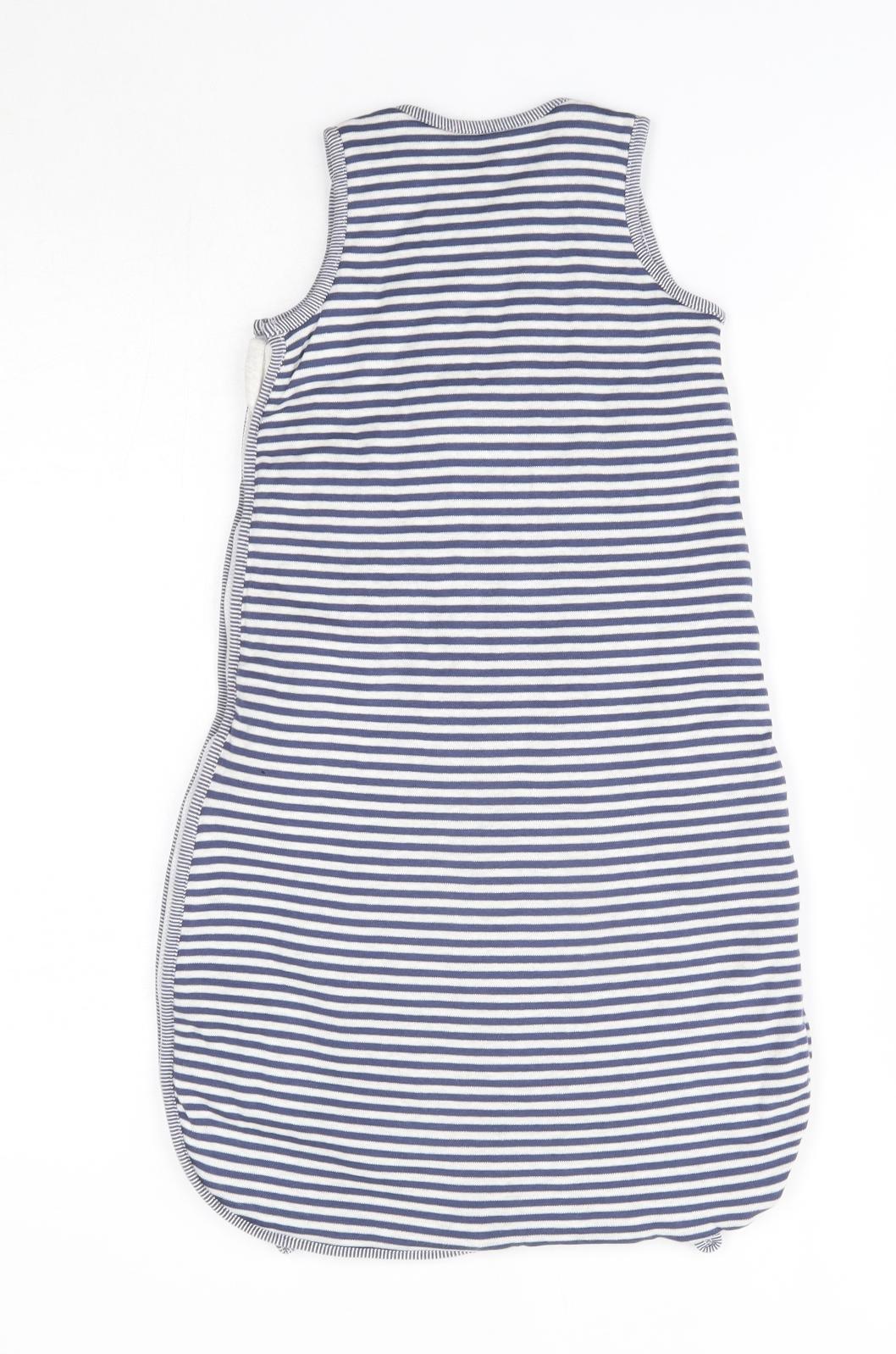 George Baby Multicoloured Striped 100% Cotton Babygrow One-Piece Size 0-3 Months   - Baby Bag