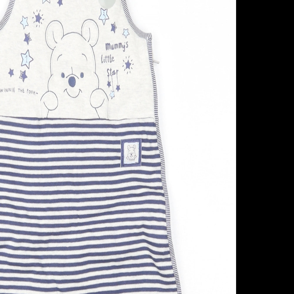 George Baby Multicoloured Striped 100% Cotton Babygrow One-Piece Size 0-3 Months   - Baby Bag