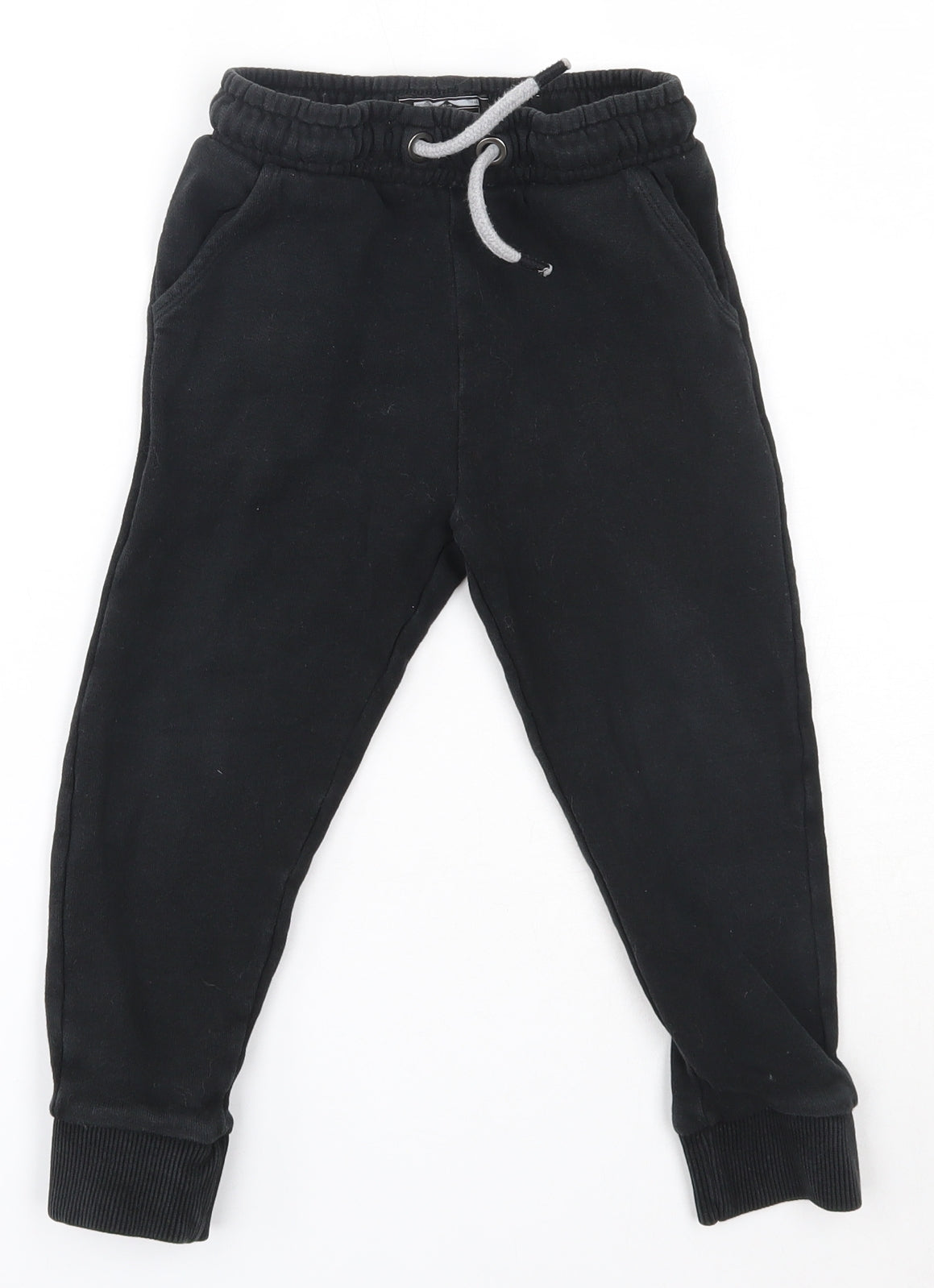 NEXT Boys Black  Cotton Jogger Trousers Size 3-4 Years  Regular