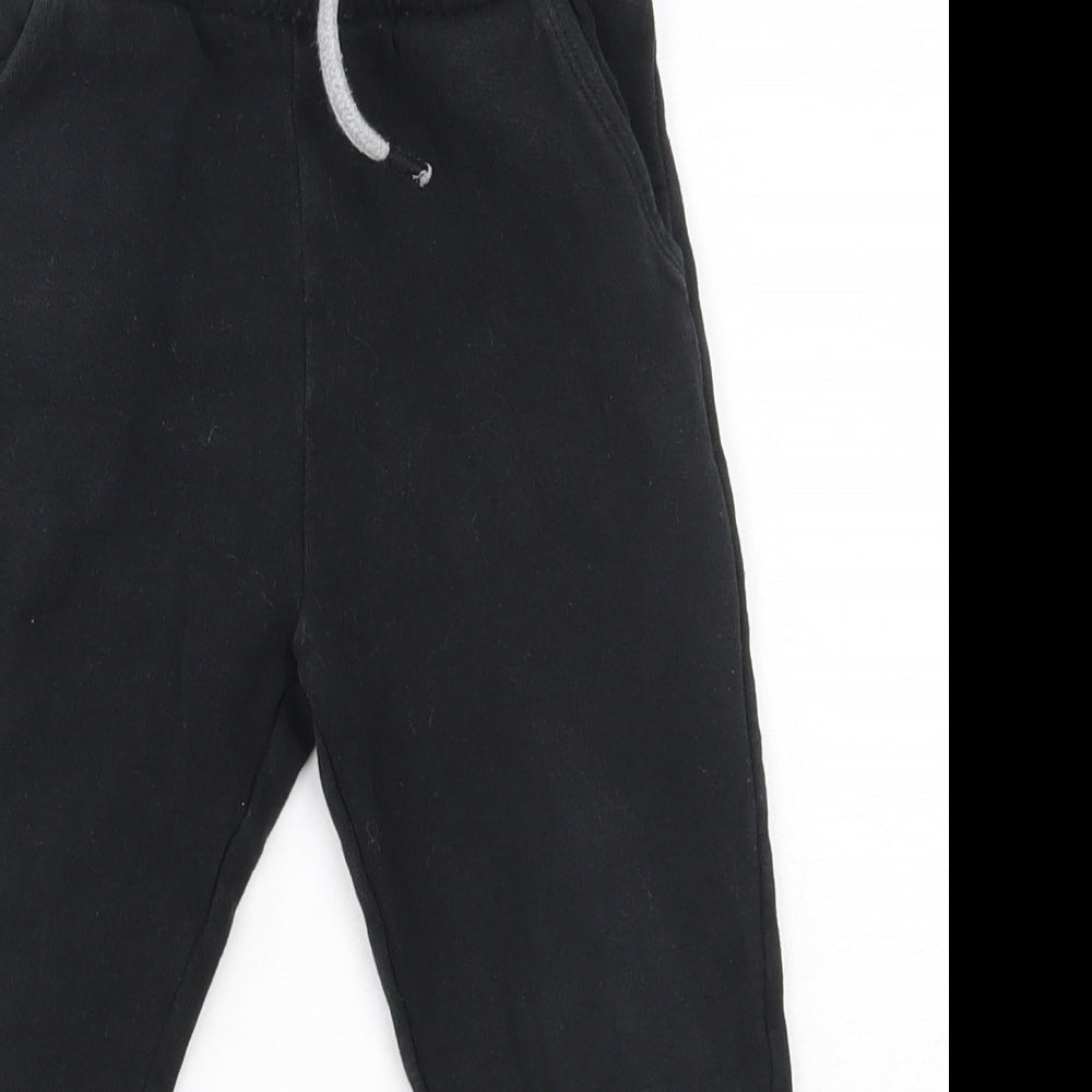NEXT Boys Black  Cotton Jogger Trousers Size 3-4 Years  Regular