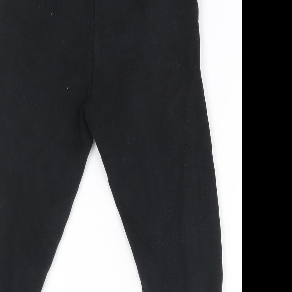 NEXT Boys Black  Cotton Jogger Trousers Size 3-4 Years  Regular