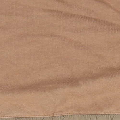 M&CO Kids Boys Brown  Cotton Pullover Sweatshirt Size 3-4 Years   - Tan colour  Pocket on sleeve Elastic hem with toggle