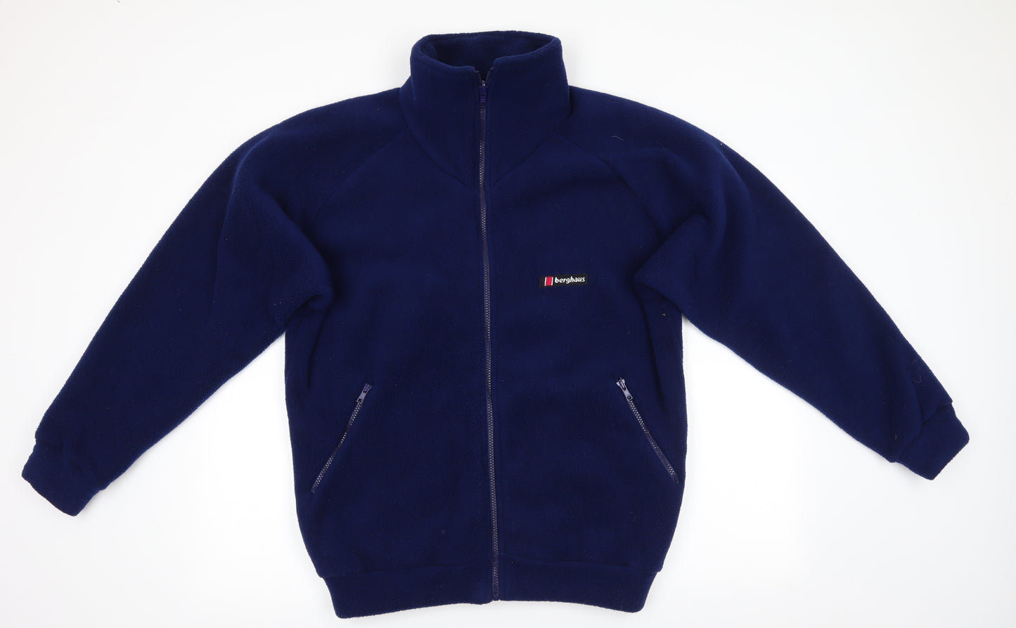Berghaus Mens Blue   Jacket Coat Size L  Zip - Navy Blue Fleece Jacket