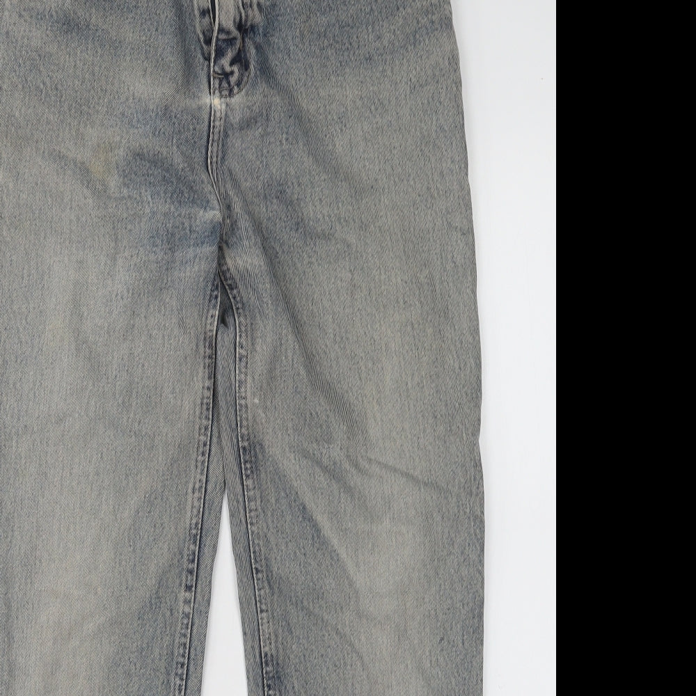 Stealth Jeans Mens Blue  Cotton Straight Jeans Size 32 L29 in Regular