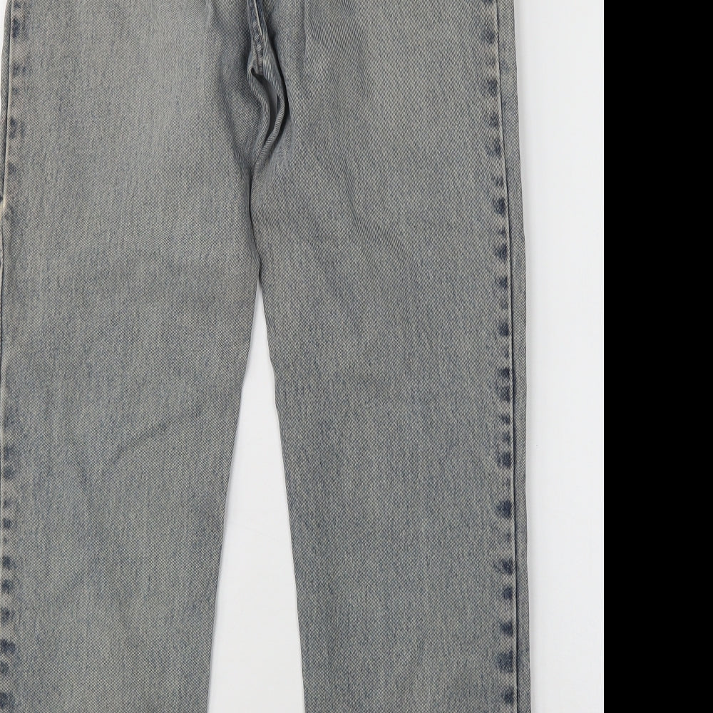 Stealth Jeans Mens Blue  Cotton Straight Jeans Size 32 L29 in Regular