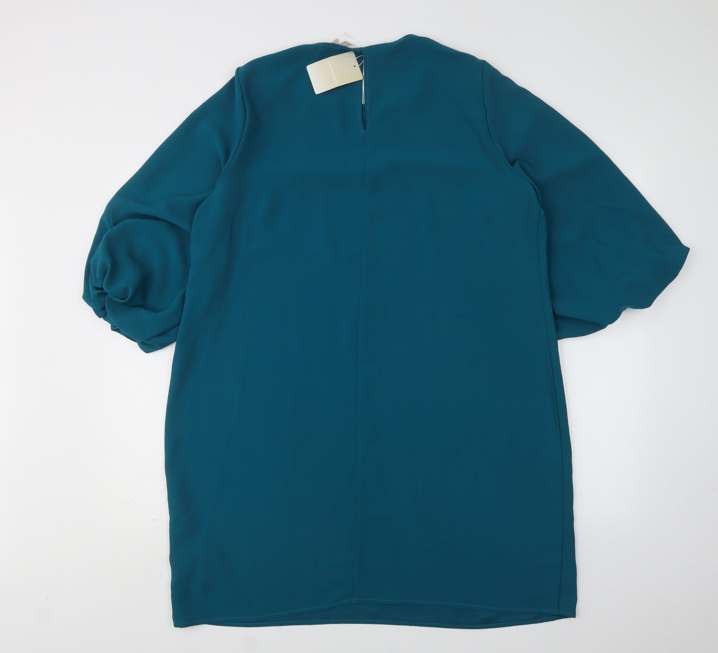 Anthology Womens Green  Polyester A-Line  Size 18  Round Neck
