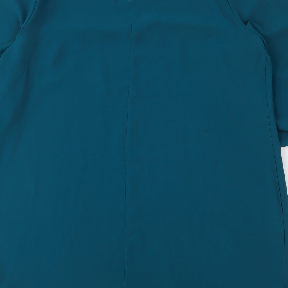 Anthology Womens Green  Polyester A-Line  Size 18  Round Neck