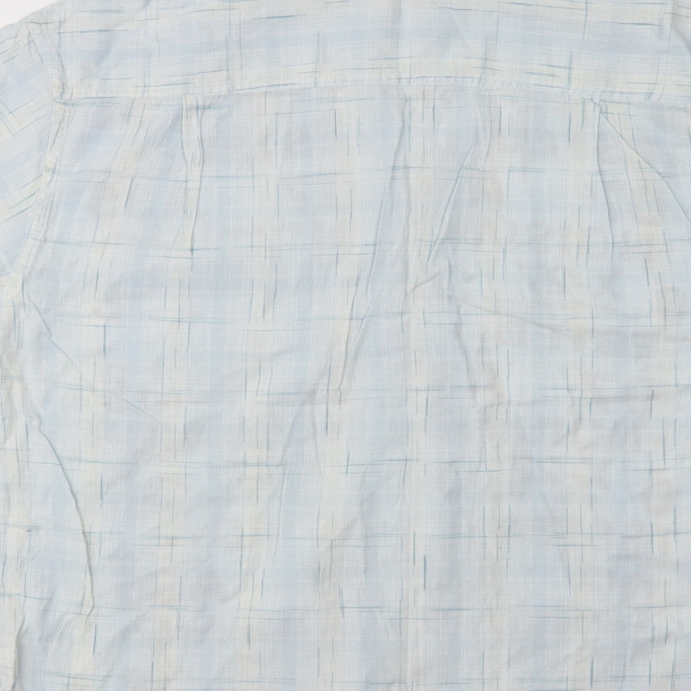 Jeans&Co Mens Multicoloured Plaid Cotton  Button-Up Size L Collared