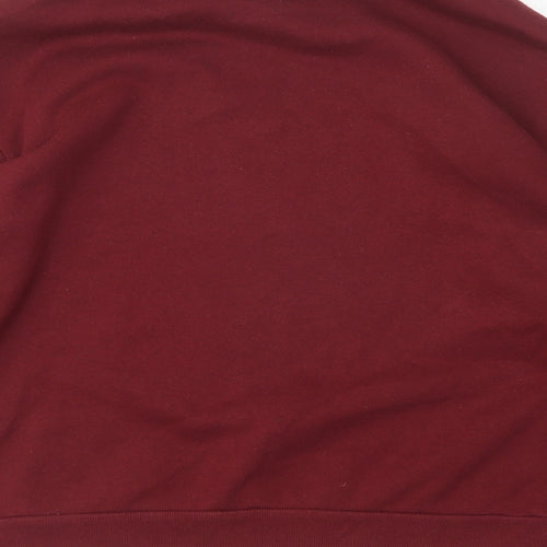 H&M Womens Red  Cotton Pullover Sweatshirt Size M   - Harvard