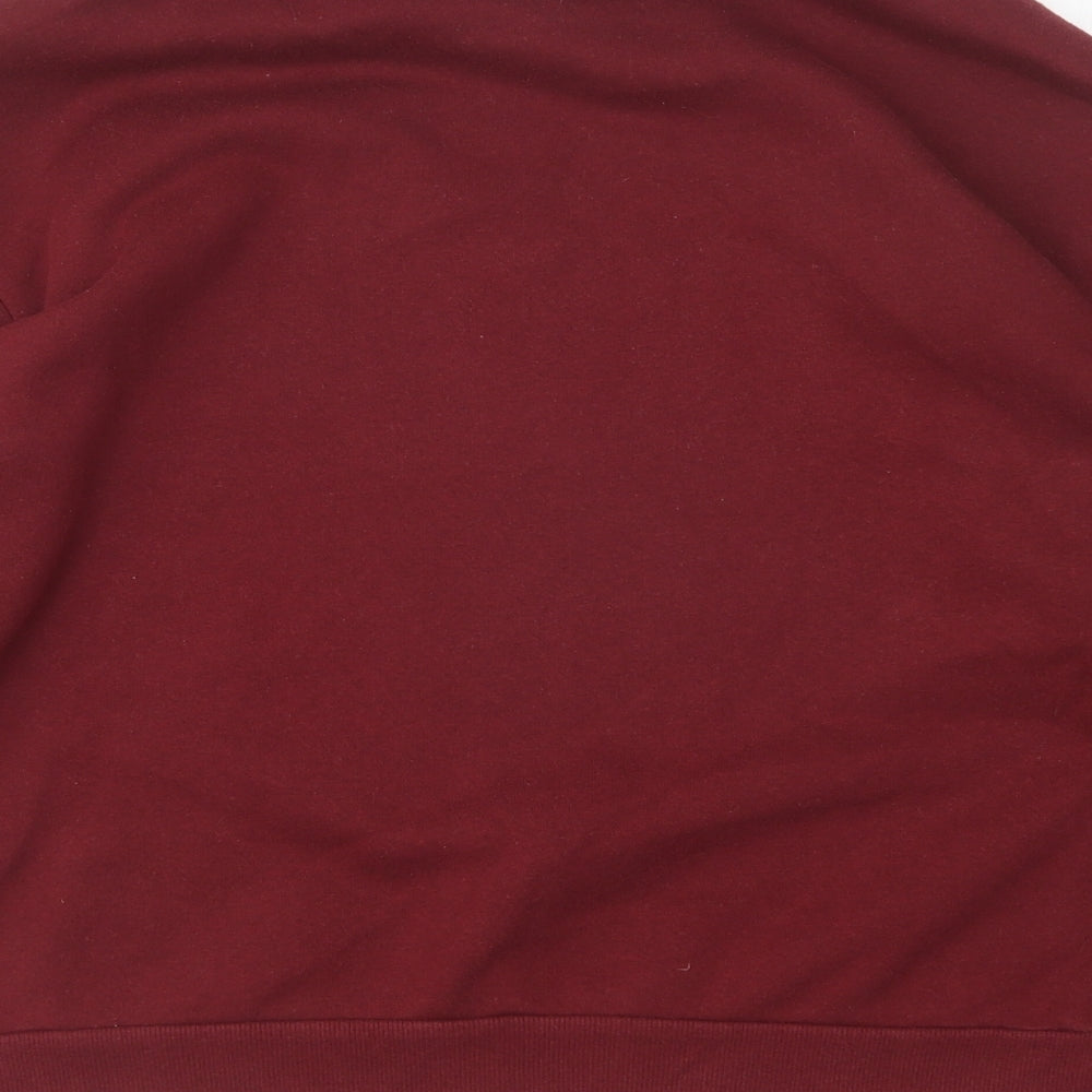 H&M Womens Red  Cotton Pullover Sweatshirt Size M   - Harvard