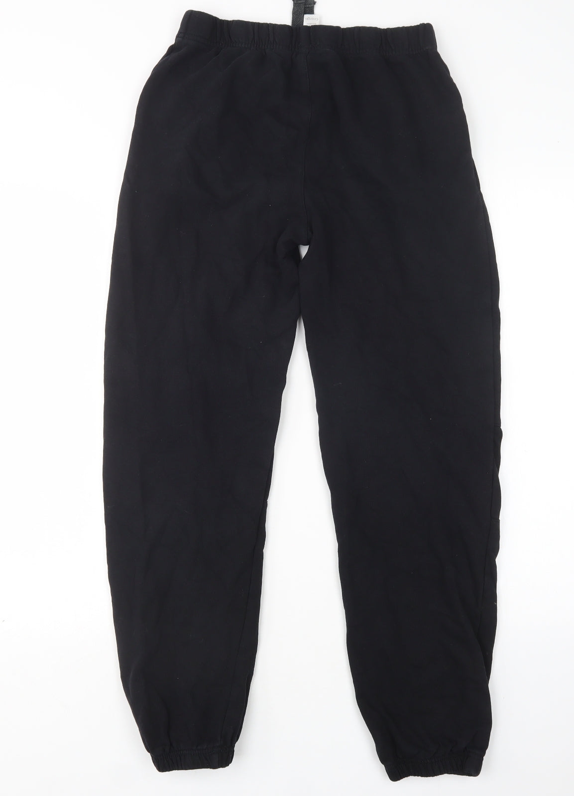 George Boys Black  Cotton Sweatpants Trousers Size 13-14 Years  Regular