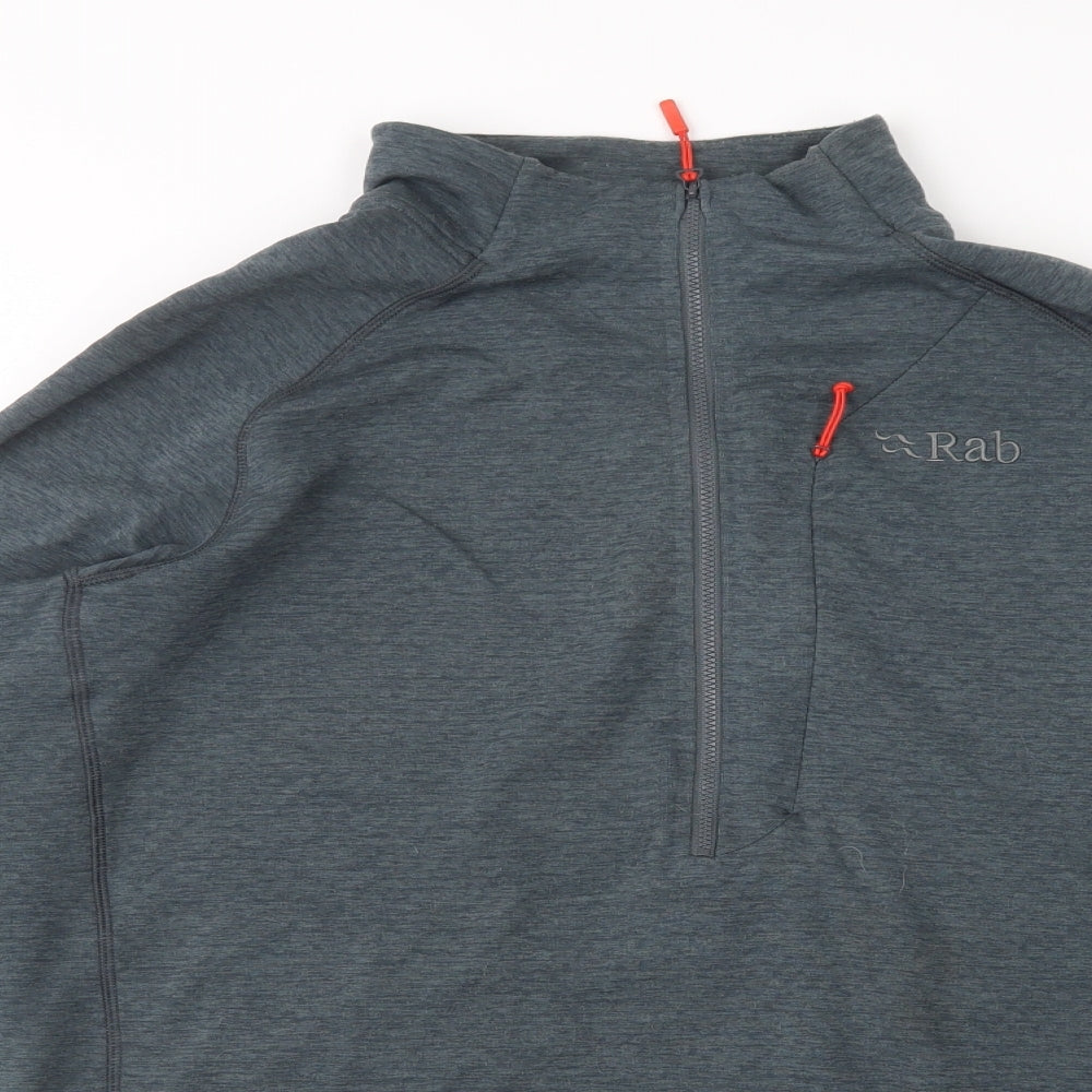RAB Mens Grey  Polyester Pullover Sweatshirt Size 2XL