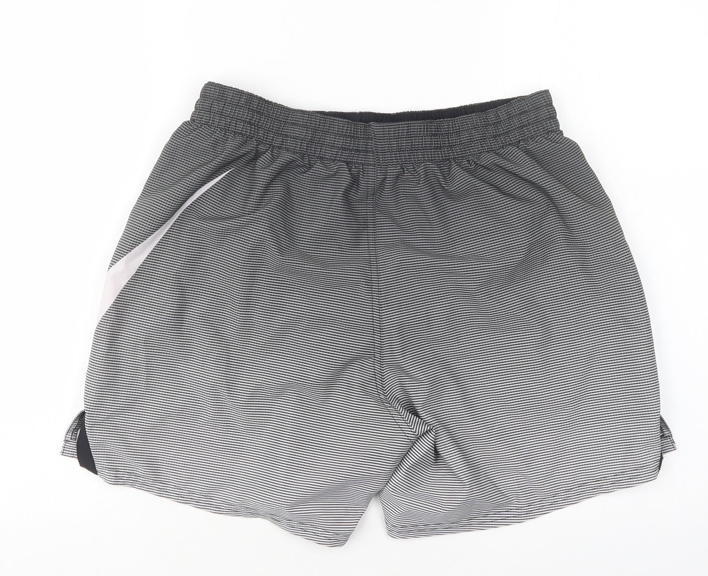 Nike Mens Multicoloured Check Polyester Athletic Shorts Size M L6 in Regular  - Swim Shorts