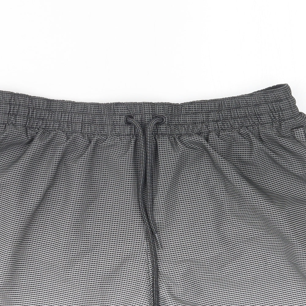 Nike Mens Multicoloured Check Polyester Athletic Shorts Size M L6 in Regular  - Swim Shorts