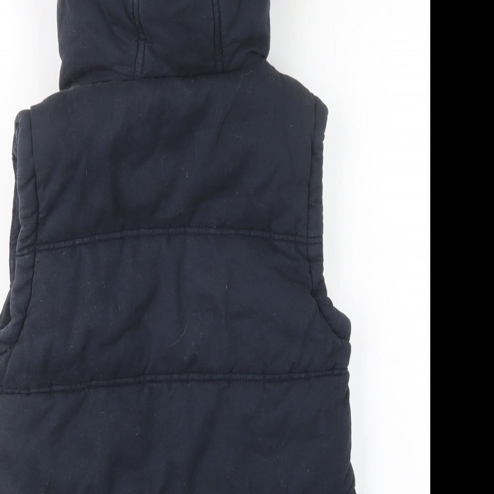 River Island Womens Blue   Gilet Coat Size 10