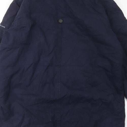 Hope+ Glory Womens Blue   Overcoat Coat Size S