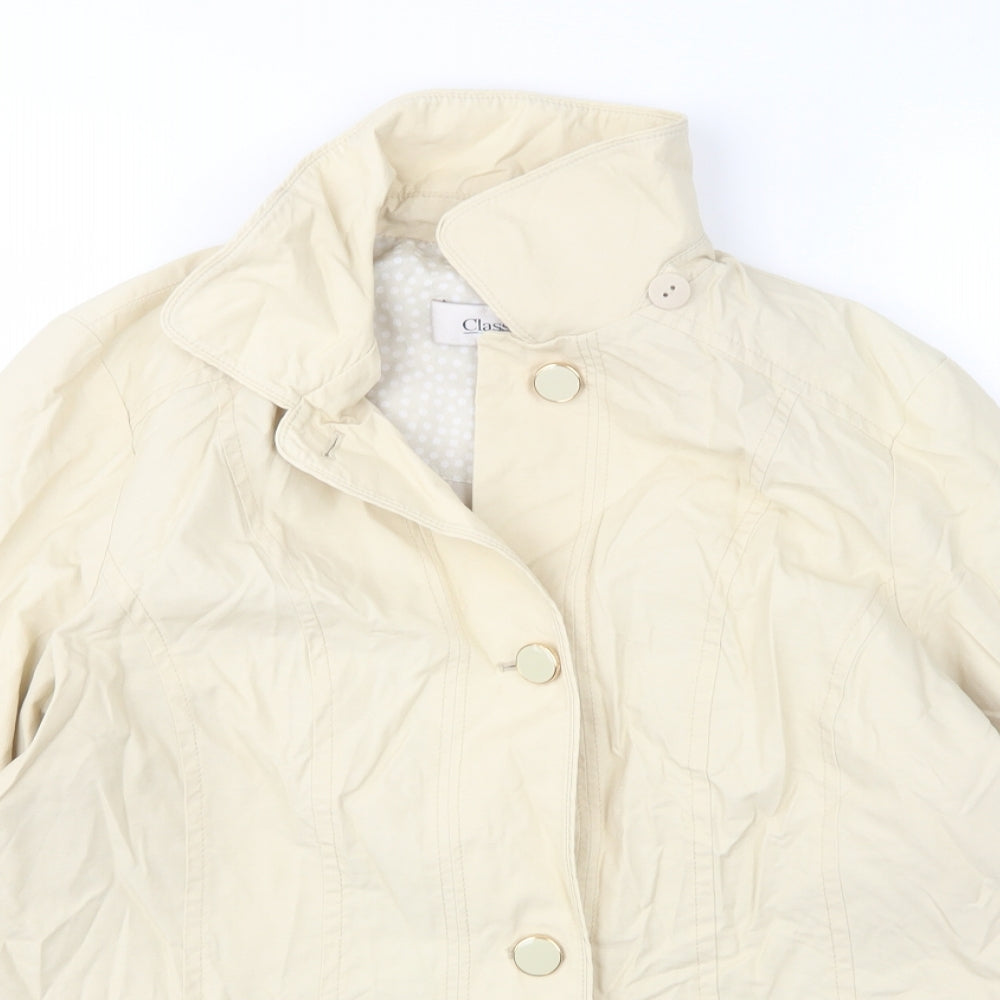 M&S Womens Beige   Jacket  Size 10