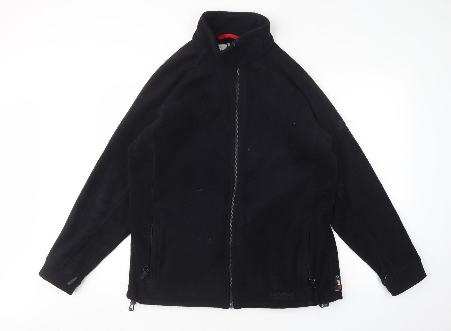 Regatta Mens Black  Polyester Full Zip Sweatshirt Size L