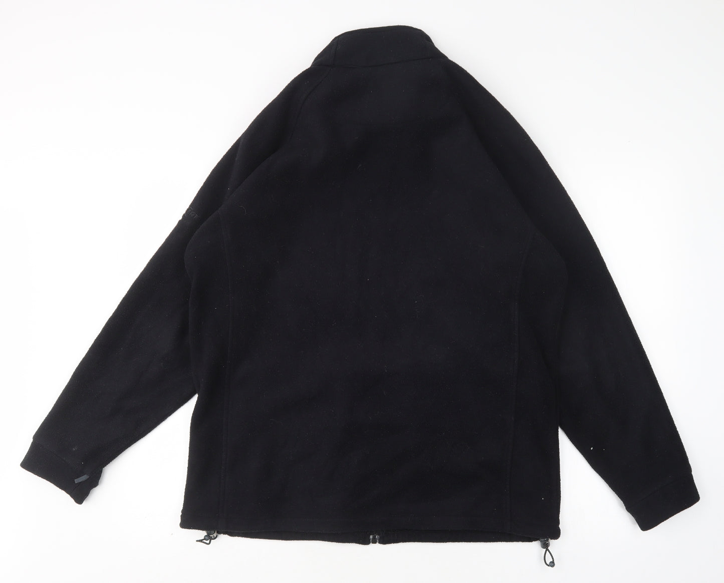 Regatta Mens Black  Polyester Full Zip Sweatshirt Size L