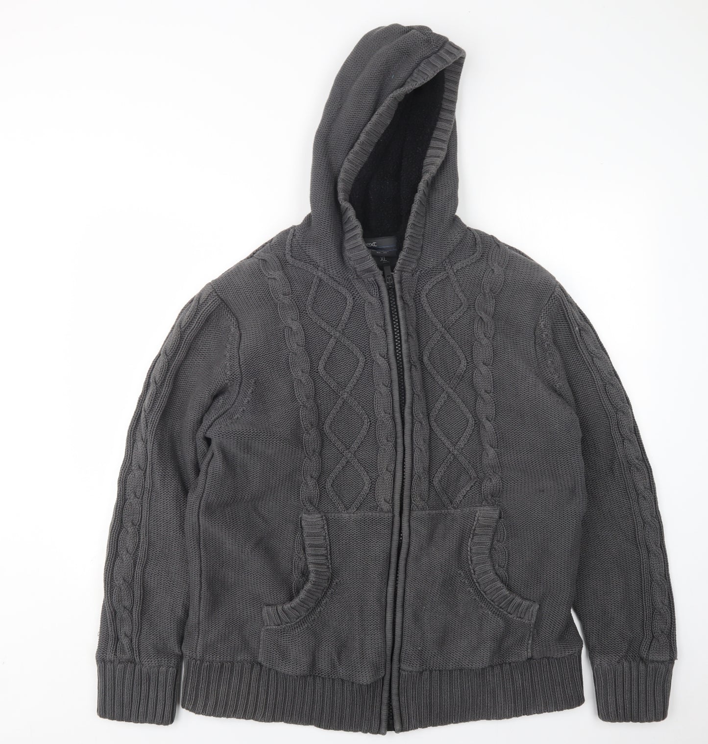 NEXT Mens Grey   Jacket Coatigan Size XL
