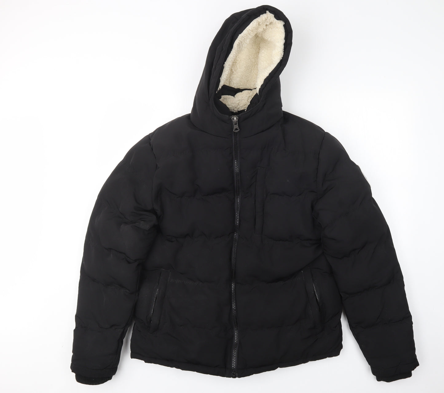 SoulCal&Co Mens Black   Rain Coat Coat Size M